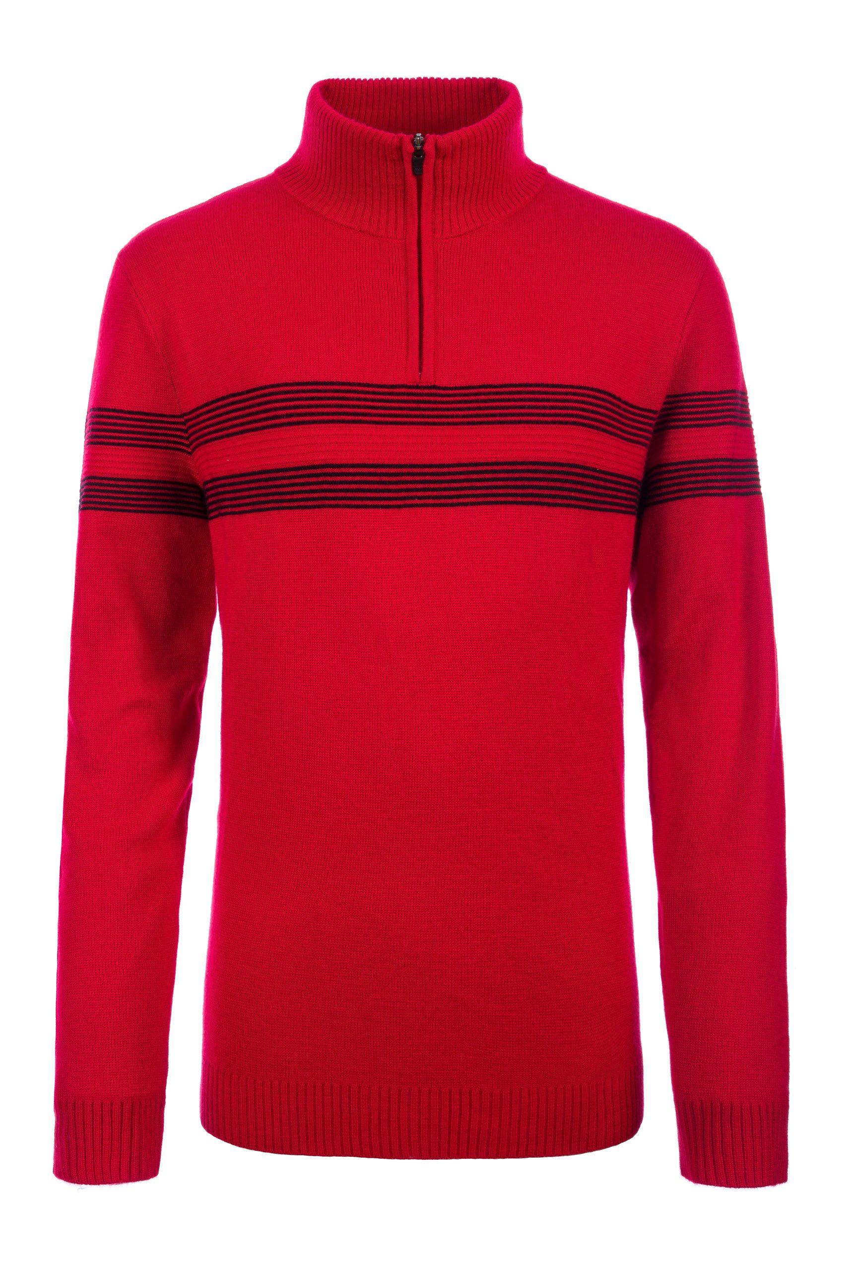 Fera Meister Russell Sweater Men's in Siren Red and Black